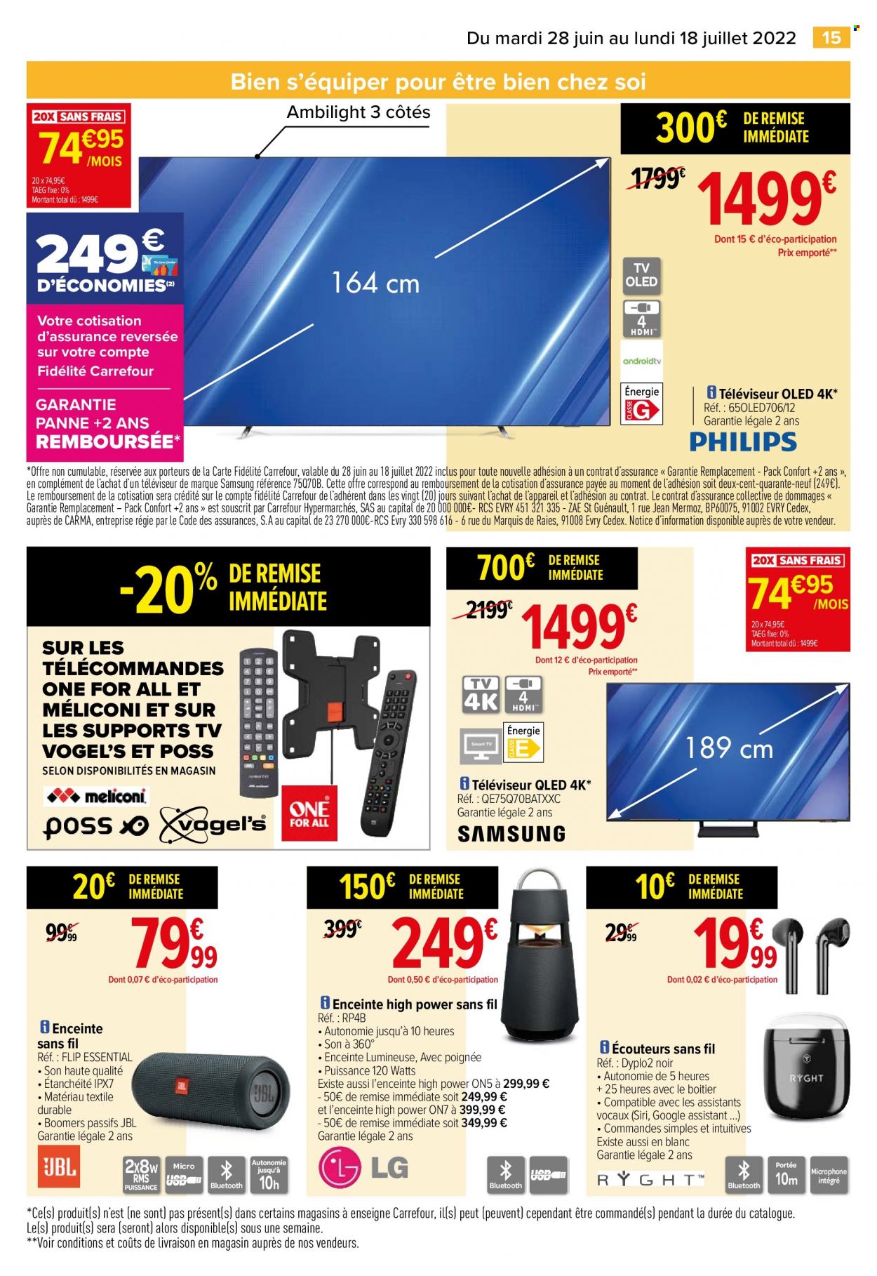 Catalogue Carrefour Hypermarchés - 28/06/2022 - 18/07/2022. Page 17