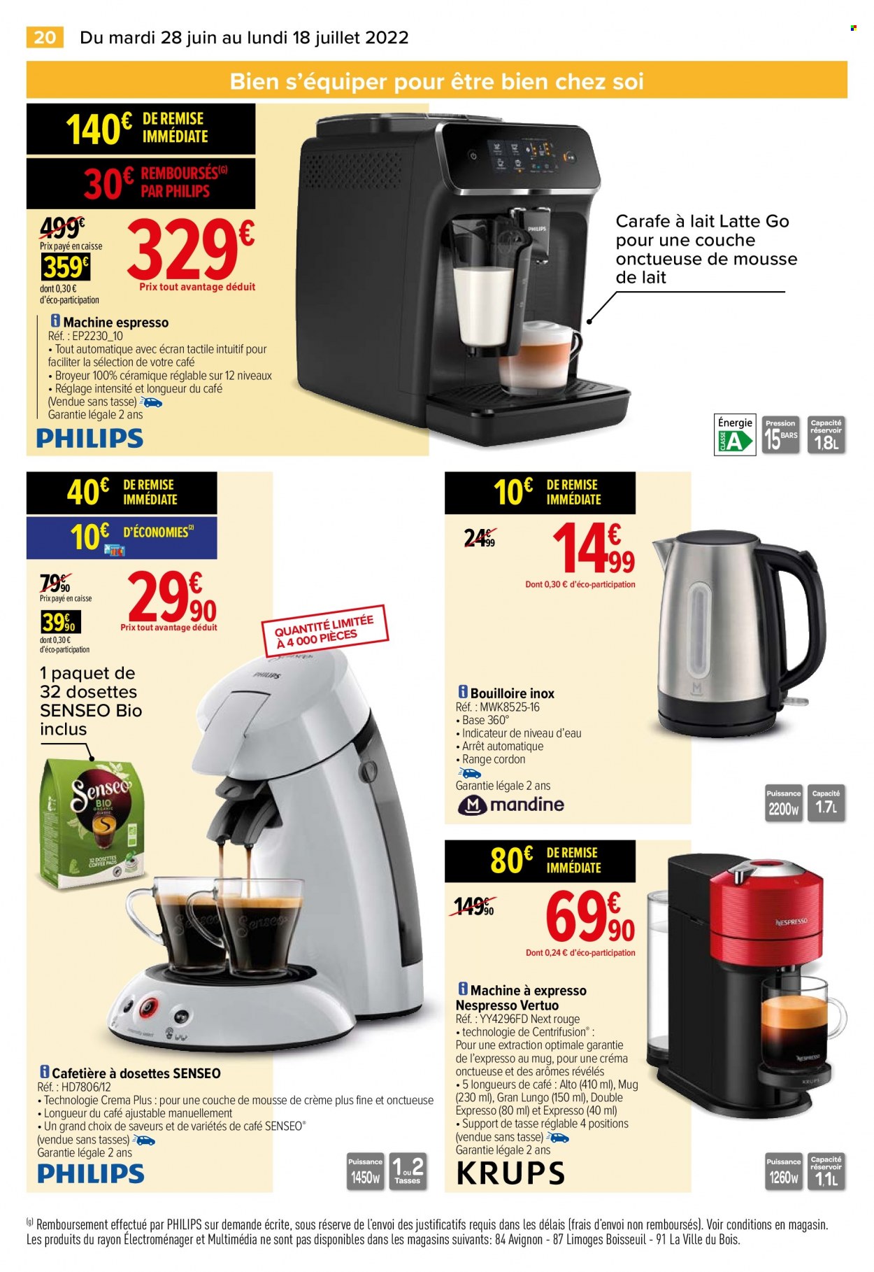 Catalogue Carrefour Hypermarchés - 28/06/2022 - 18/07/2022. Page 22