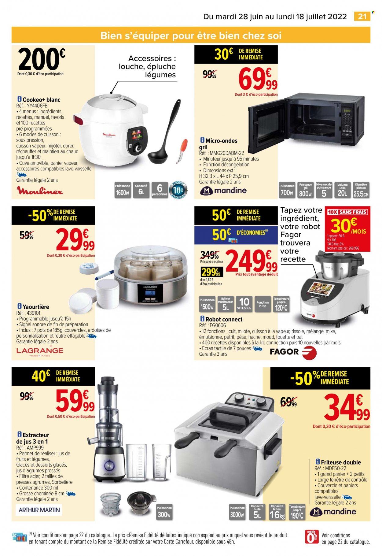 Catalogue Carrefour Hypermarchés - 28/06/2022 - 18/07/2022. Page 23