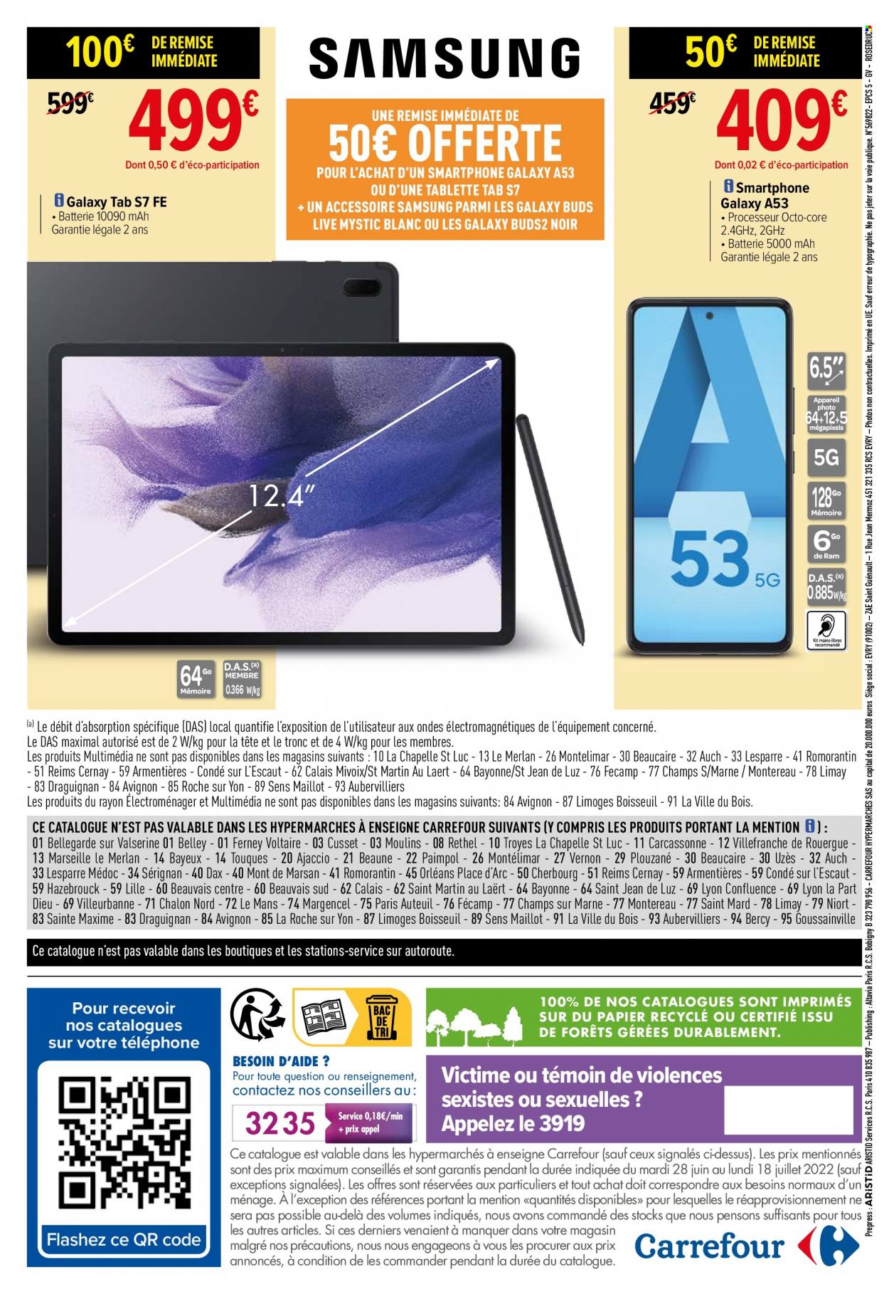 Catalogue Carrefour Hypermarchés - 28/06/2022 - 18/07/2022. Page 26