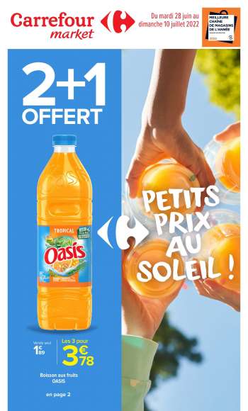 Catalogue Carrefour Market - 28/06/2022 - 10/07/2022.