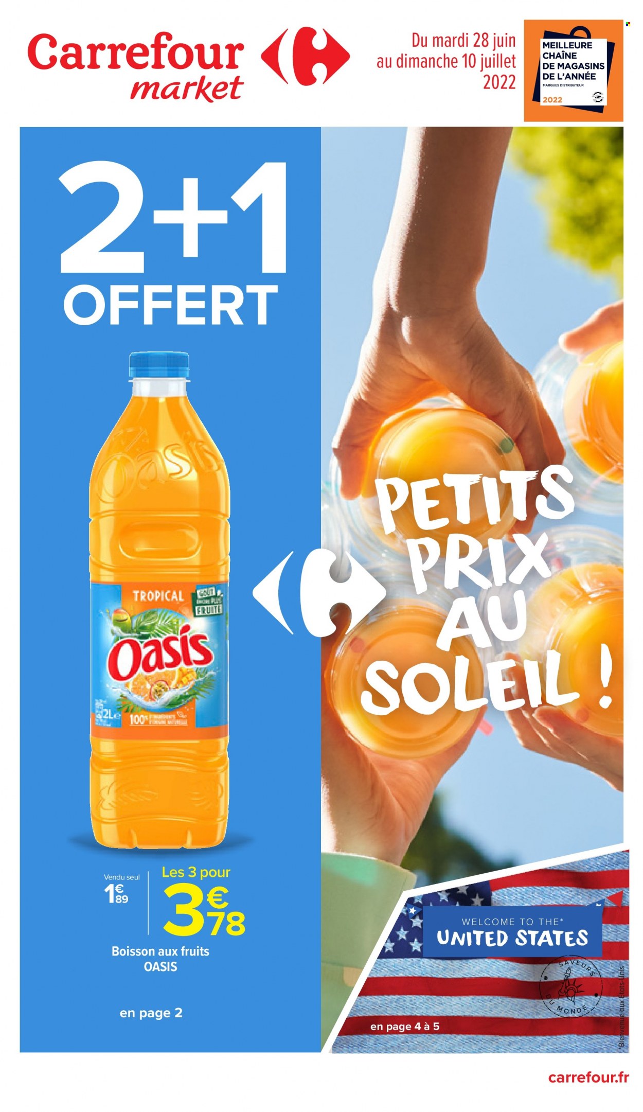 Catalogue Carrefour Market - 28/06/2022 - 10/07/2022. Page 1
