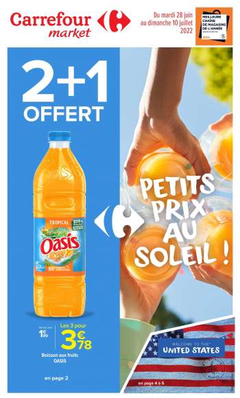 Catalogue Carrefour Market - 28/06/2022 - 10/07/2022.