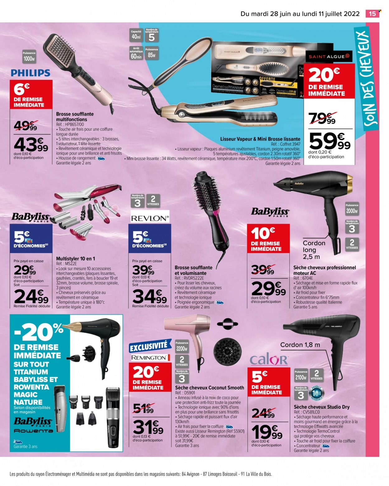 Catalogue Carrefour Hypermarchés - 28/06/2022 - 11/07/2022. Page 17