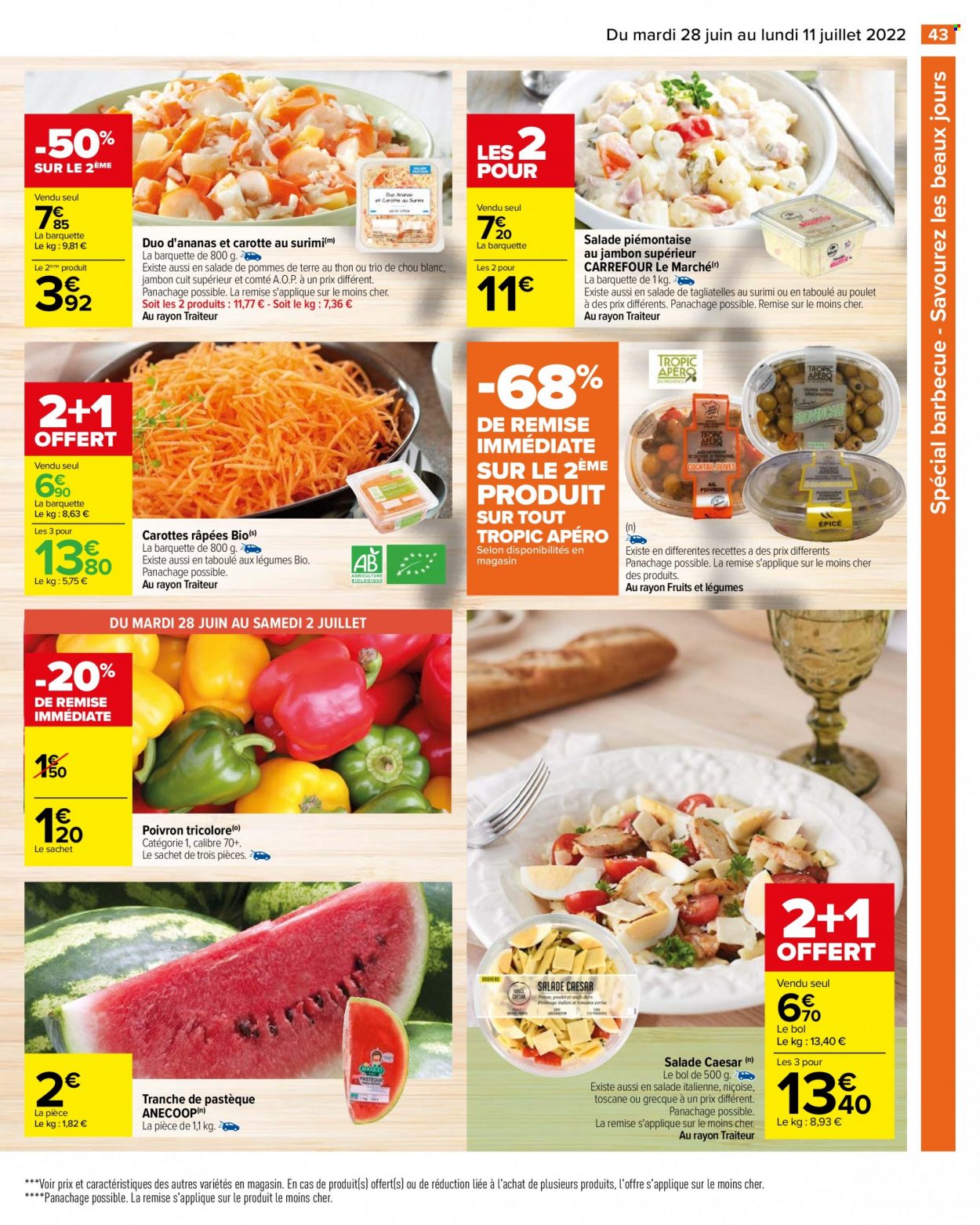 Catalogue Carrefour Hypermarchés - 28/06/2022 - 11/07/2022. Page 45