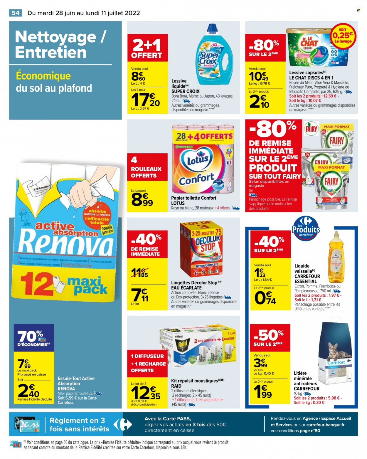 Catalogue Carrefour Hypermarchés - 28/06/2022 - 11/07/2022. Page 56