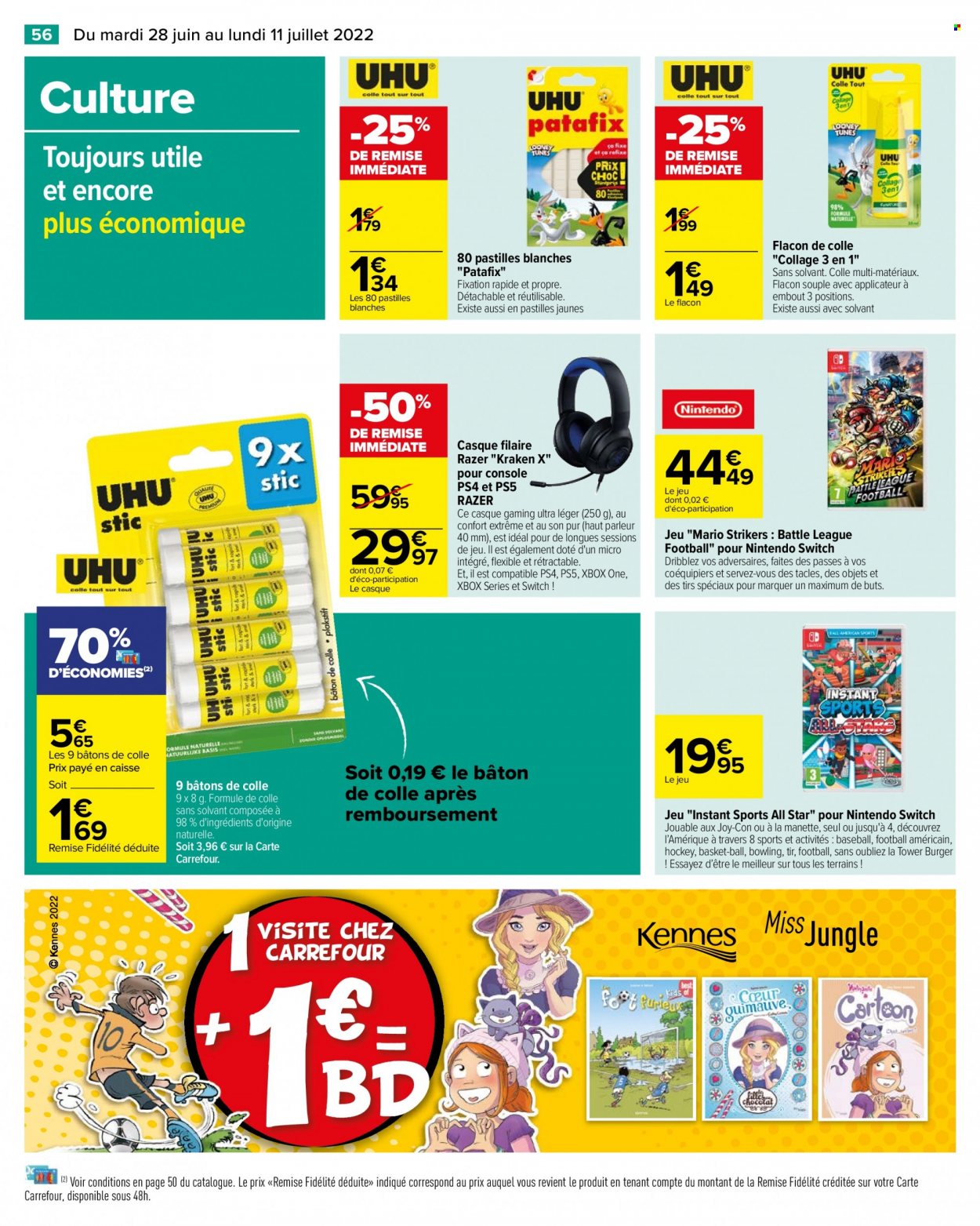 Catalogue Carrefour Hypermarchés - 28/06/2022 - 11/07/2022. Page 58