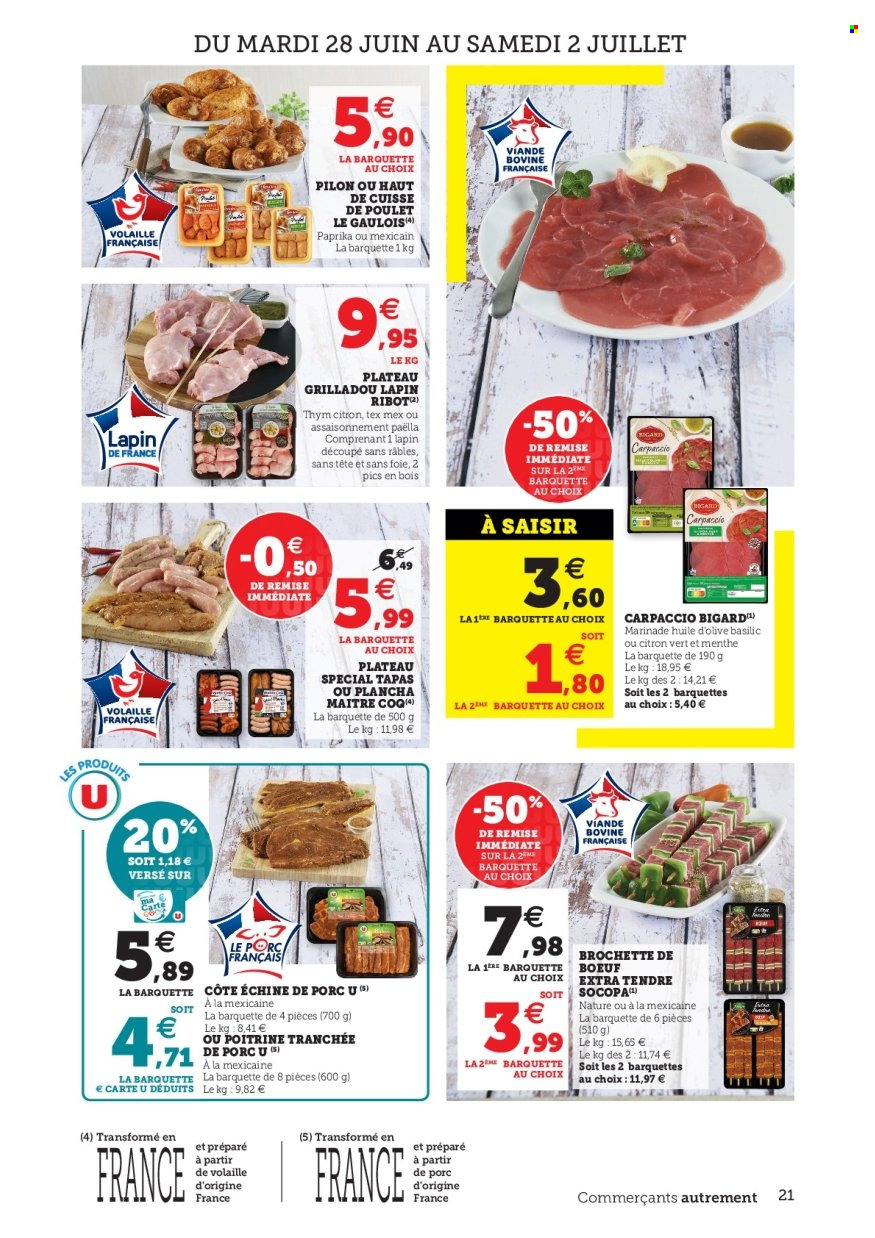 Catalogue SUPER U - 28/06/2022 - 09/07/2022. Page 21