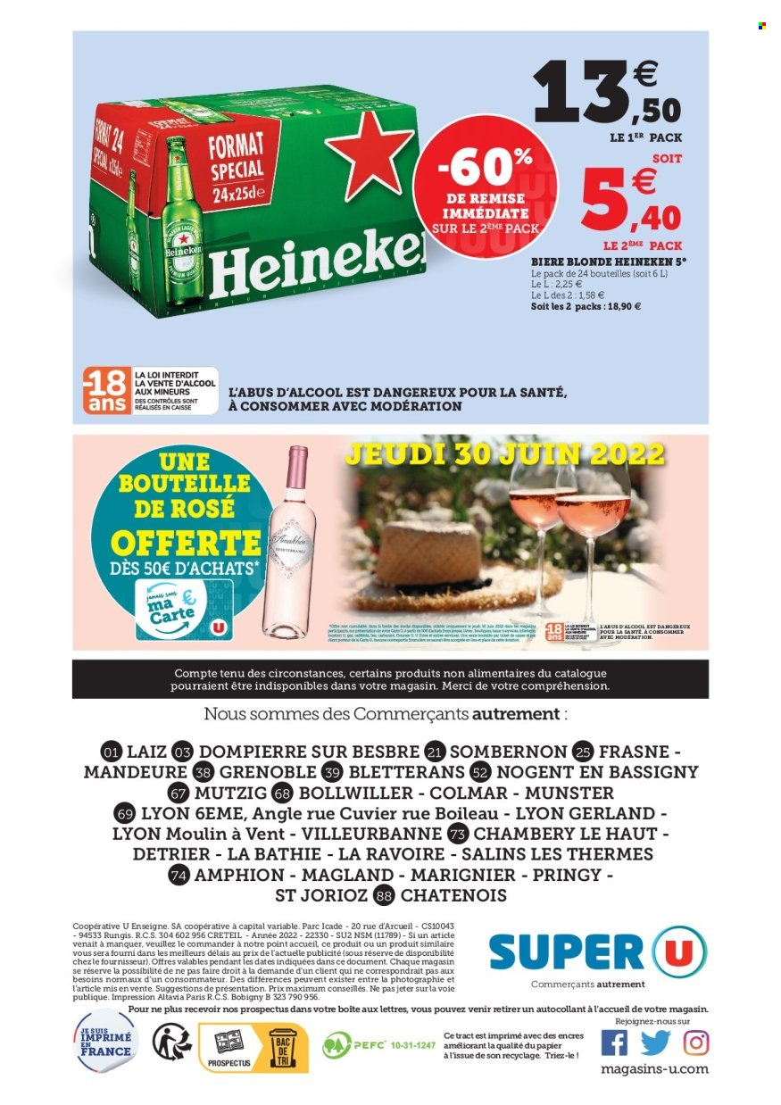 Catalogue SUPER U - 28/06/2022 - 09/07/2022. Page 28