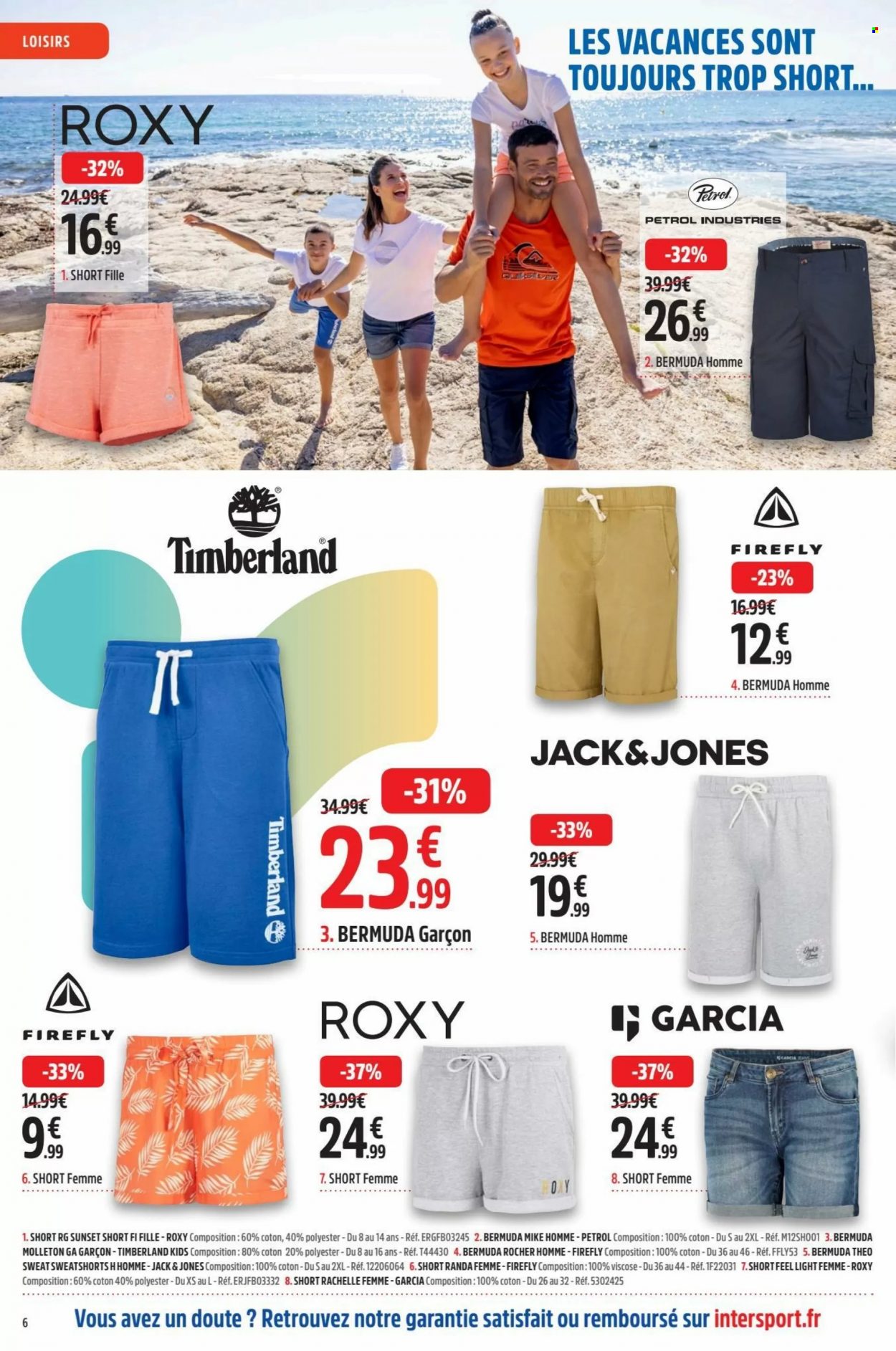 thumbnail - Catalogue INTERSPORT - 27/06/2022 - 10/07/2022 - Produits soldés - shorts, jeans, sweat-shirt. Page 8.