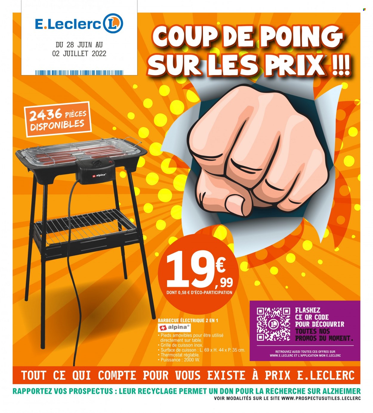 Catalogue E.Leclerc - 28/06/2022 - 02/07/2022. Page 1