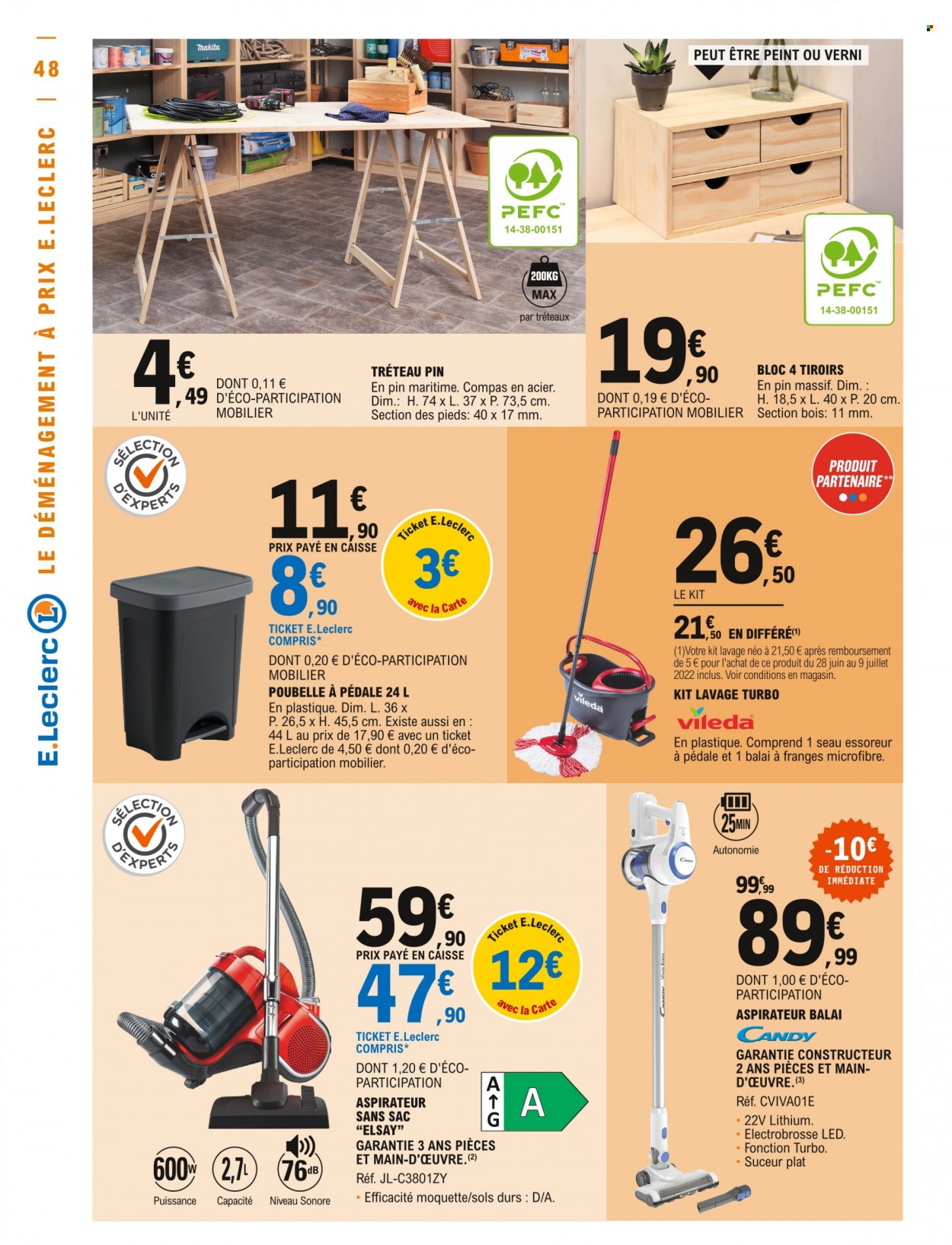 Catalogue E.Leclerc - 28/06/2022 - 09/07/2022. Page 48