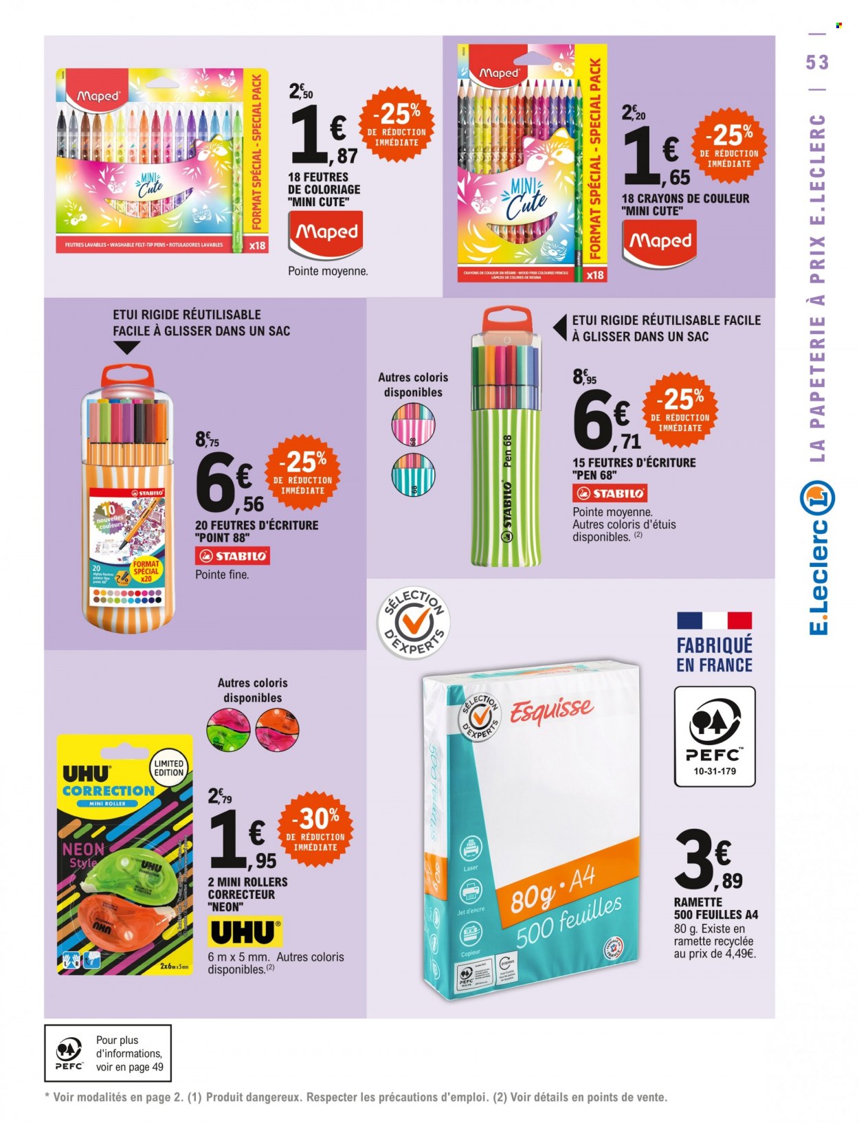 Catalogue E.Leclerc - 28/06/2022 - 09/07/2022. Page 53