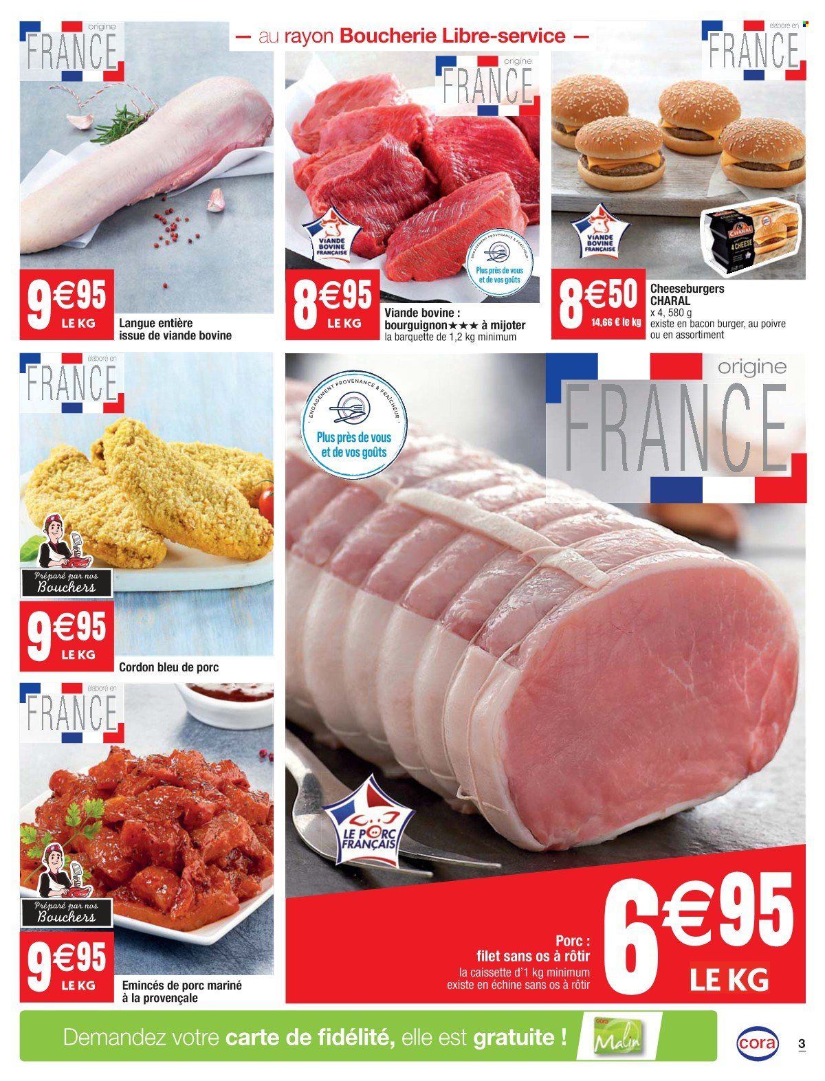 thumbnail - Catalogue Cora - 28/06/2022 - 04/07/2022 - Produits soldés - cordon bleu, bacon. Page 3.