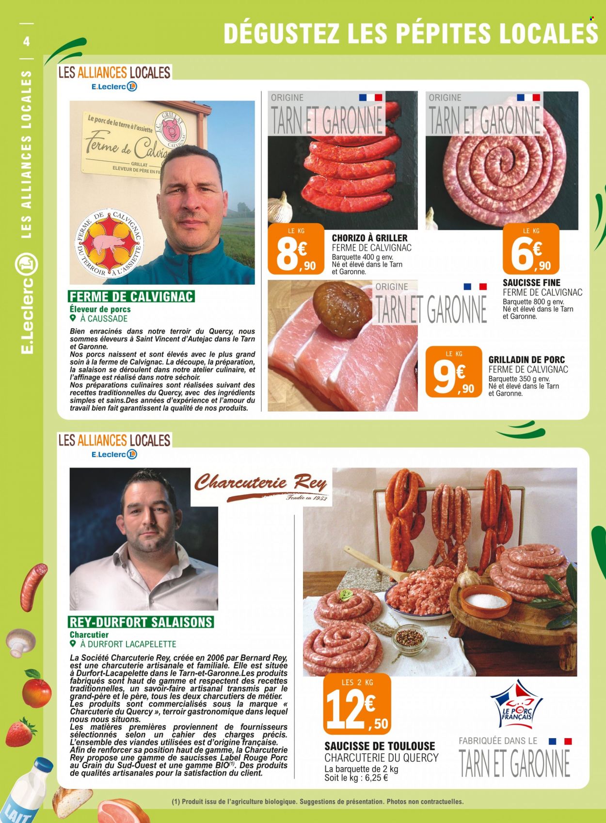 thumbnail - Catalogue E.Leclerc - 05/07/2022 - 16/07/2022 - Produits soldés - chorizo, saucisse, étendoir. Page 4.