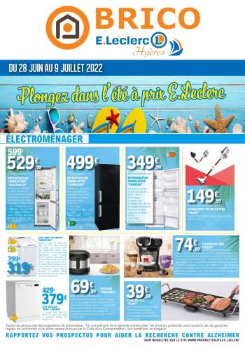 Catalogue E.Leclerc - 28/06/2022 - 09/07/2022.