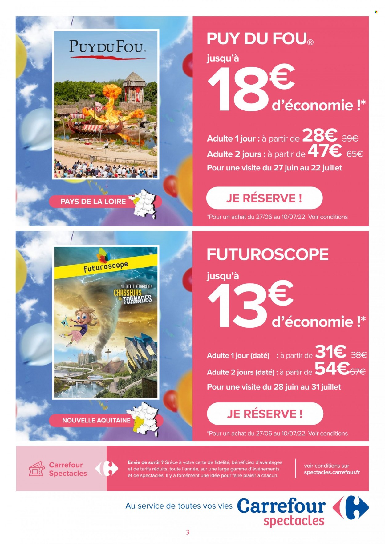 Catalogue Carrefour Hypermarchés - 27/06/2022 - 10/07/2022. Page 3