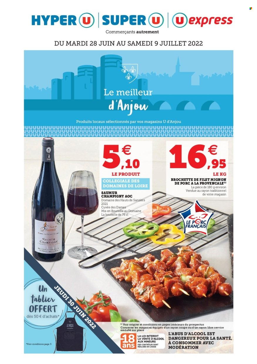 Catalogue Magasins U - 28/06/2022 - 09/07/2022. Page 1