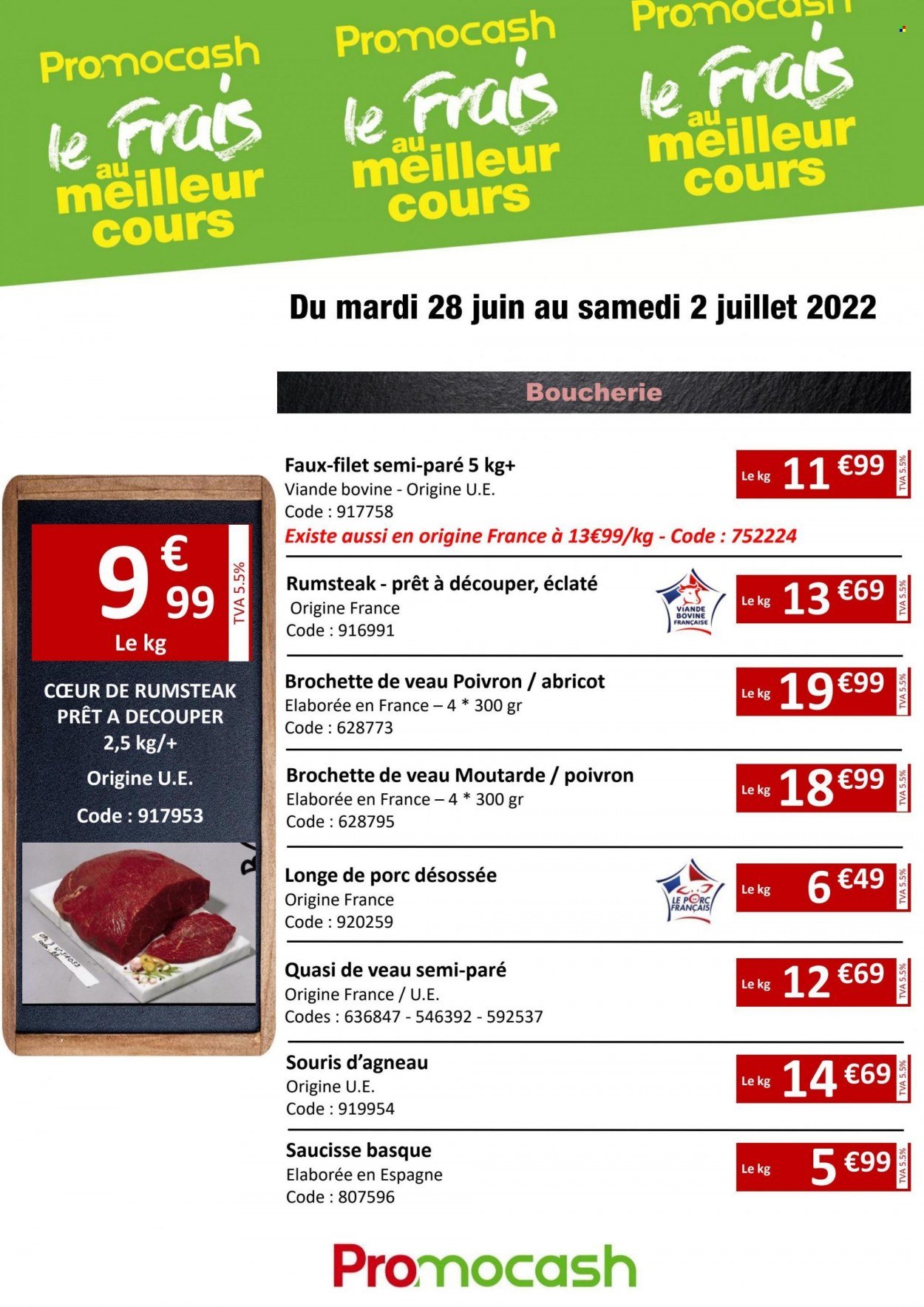 Catalogue Promocash - 28/06/2022 - 02/07/2022. Page 1