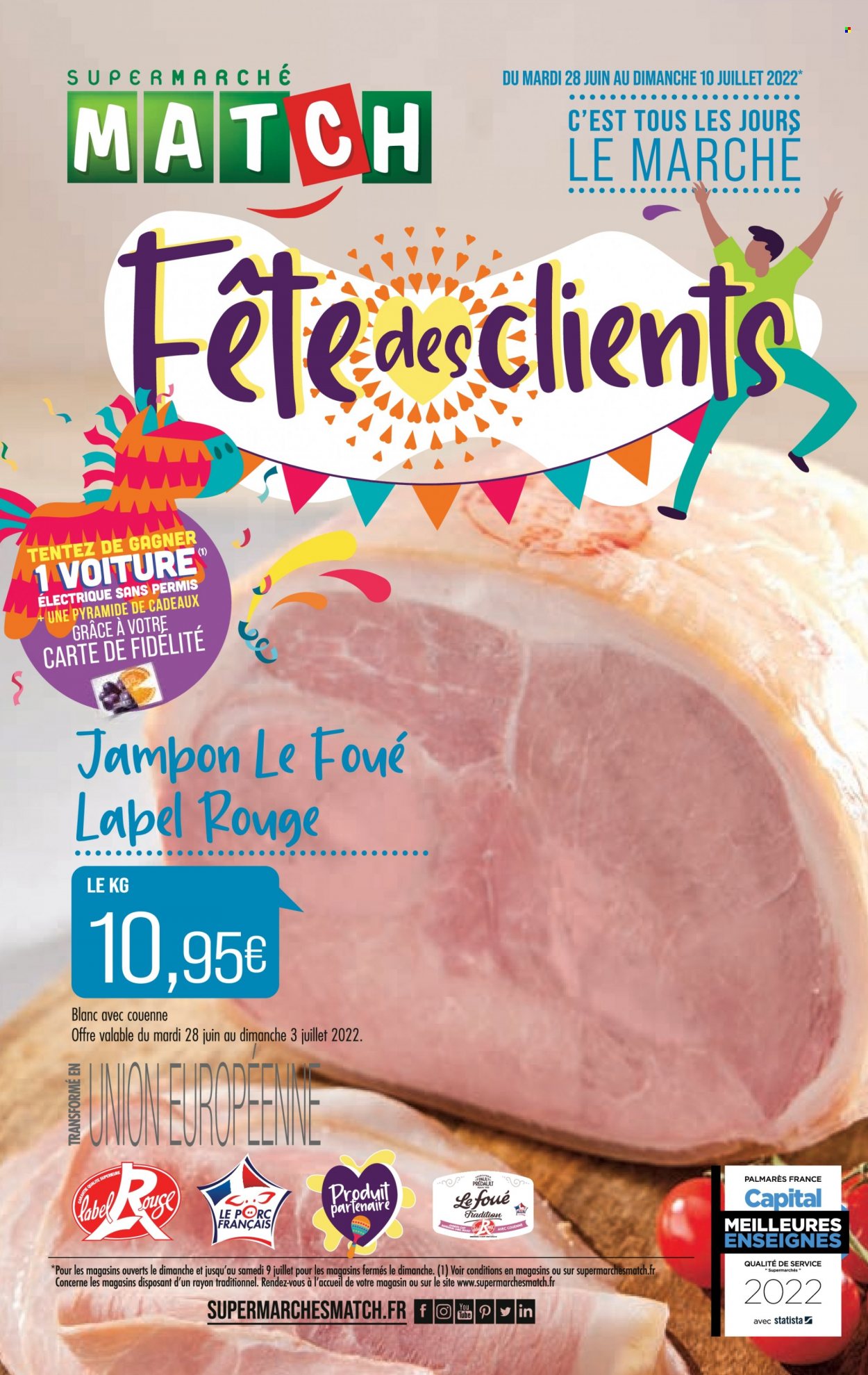Catalogue Supermarché Match - 28/06/2022 - 10/07/2022. Page 1