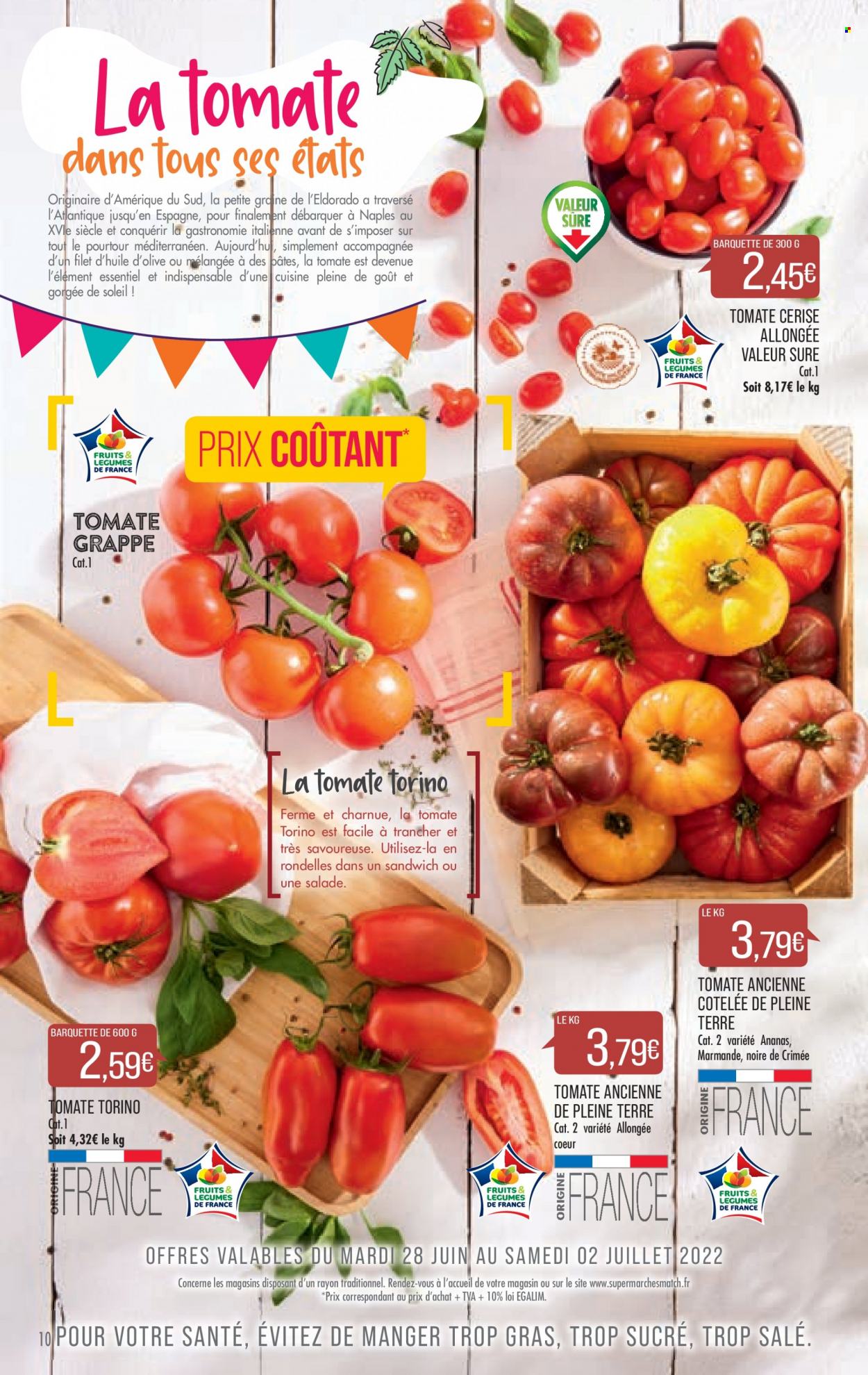Catalogue Supermarché Match - 28/06/2022 - 10/07/2022. Page 10