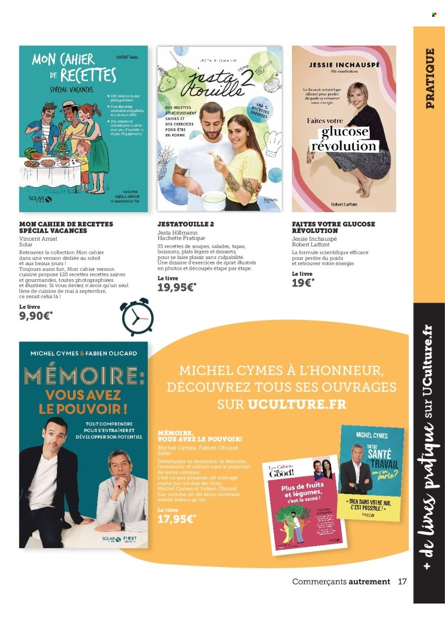 thumbnail - Catalogue HYPER U - 01/07/2022 - 13/08/2022 - Produits soldés - Miele, tapas, livre, Beaux Jours. Page 17.