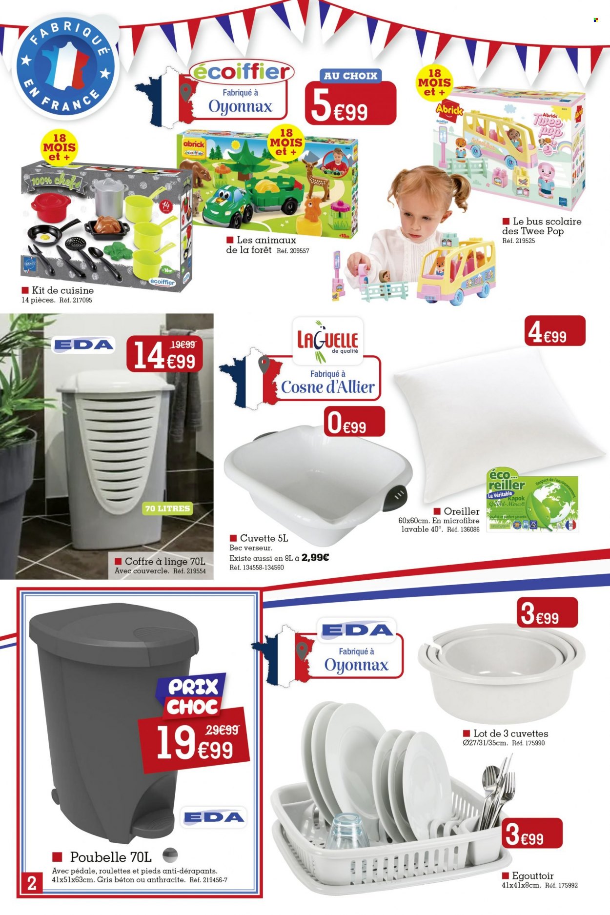 thumbnail - Catalogue Kandy - 04/07/2022 - 14/07/2022 - Produits soldés - poubelle, corbeille à linge, égouttoir, oreiller. Page 2.