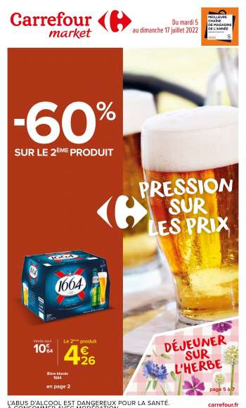 Catalogue Carrefour Market - 05/07/2022 - 17/07/2022.