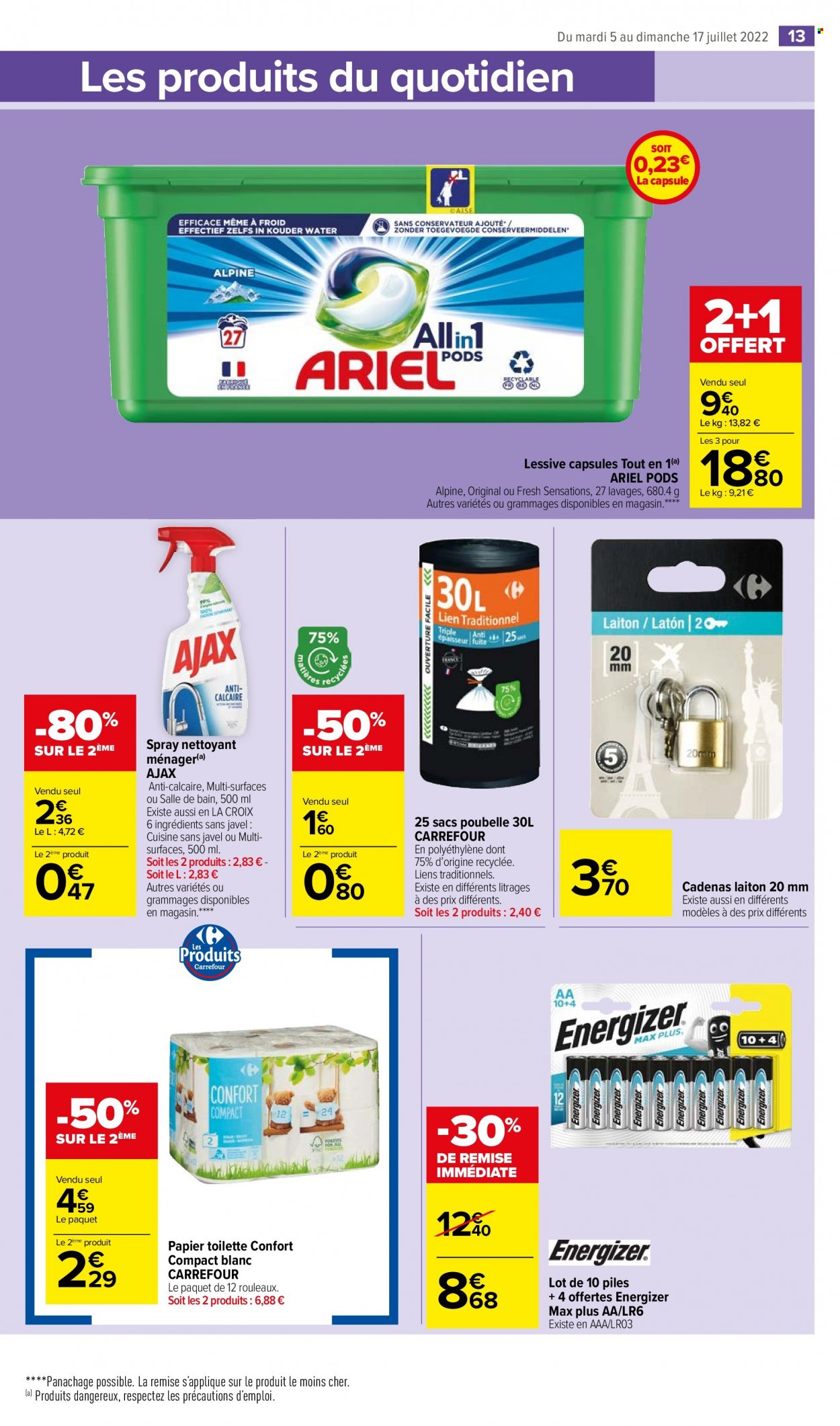 Catalogue Carrefour Market - 05/07/2022 - 17/07/2022. Page 13