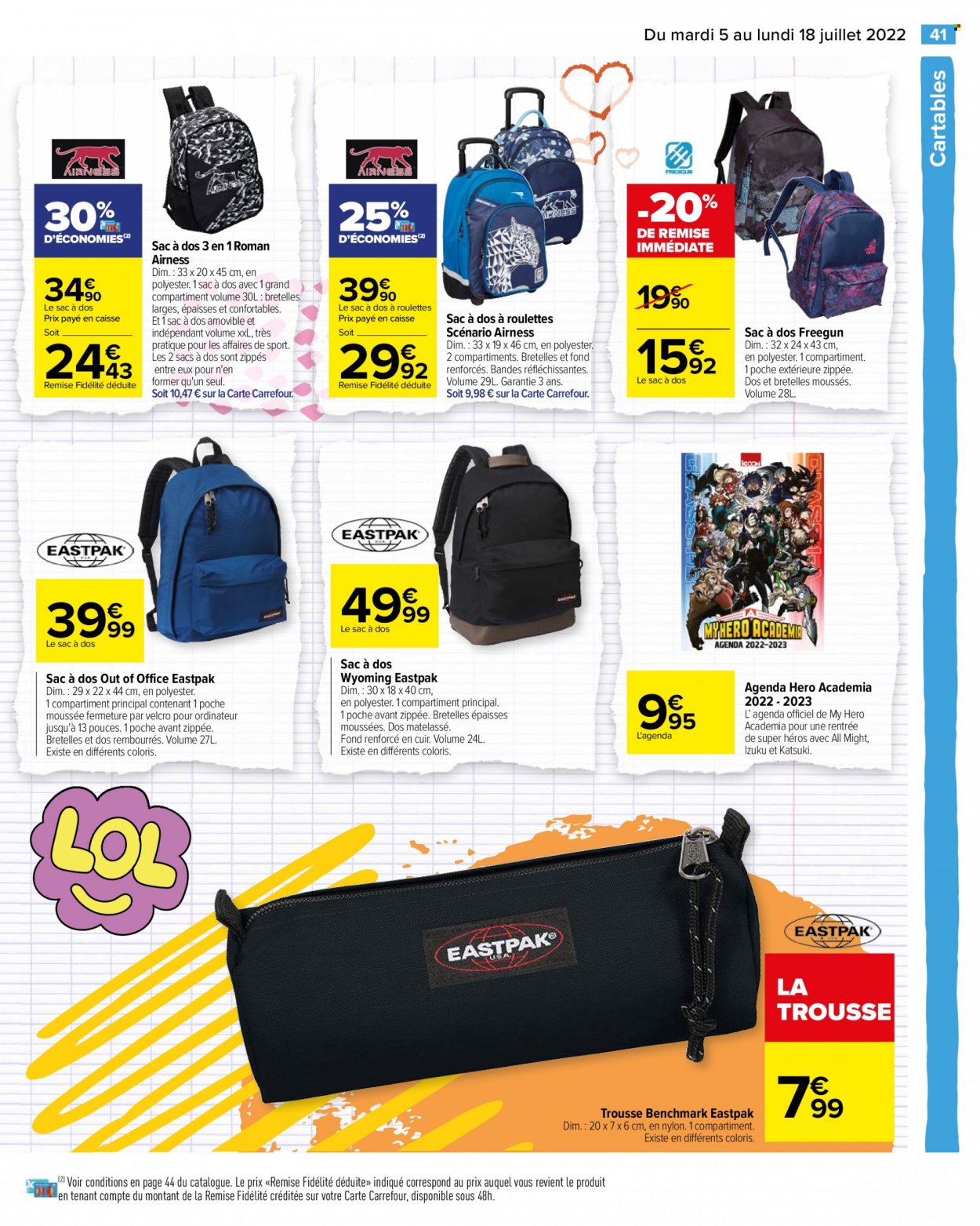 Catalogue Carrefour Hypermarchés - 05/07/2022 - 18/07/2022. Page 43