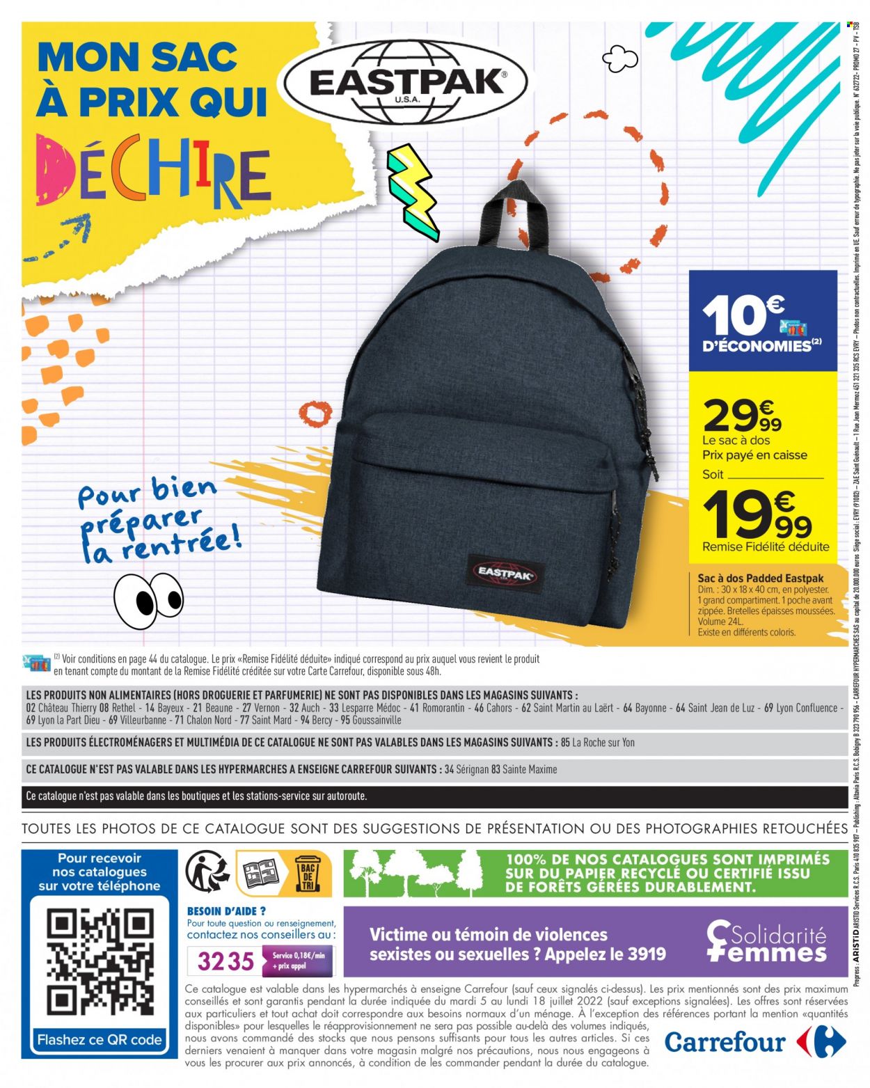 Catalogue Carrefour Hypermarchés - 05/07/2022 - 18/07/2022. Page 50