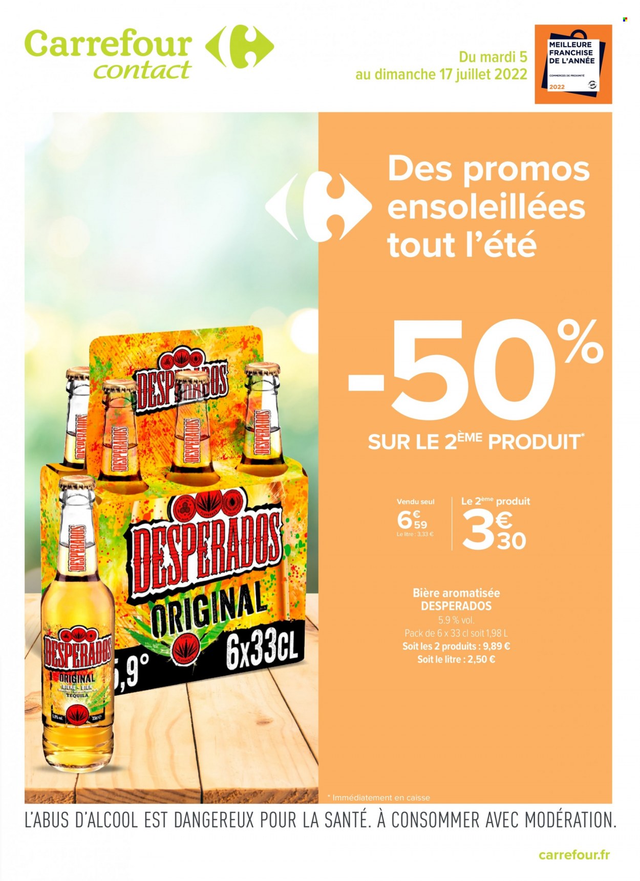 Catalogue Carrefour Contact - 05/07/2022 - 17/07/2022. Page 1