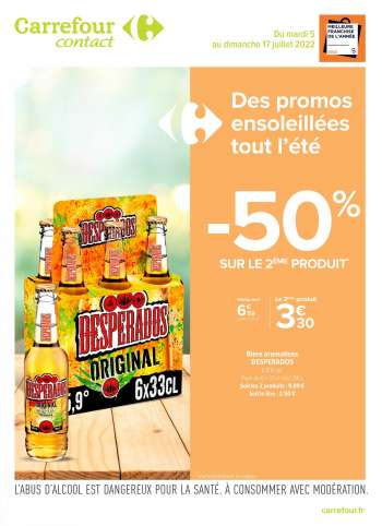 Catalogue Carrefour Contact - 05/07/2022 - 17/07/2022.