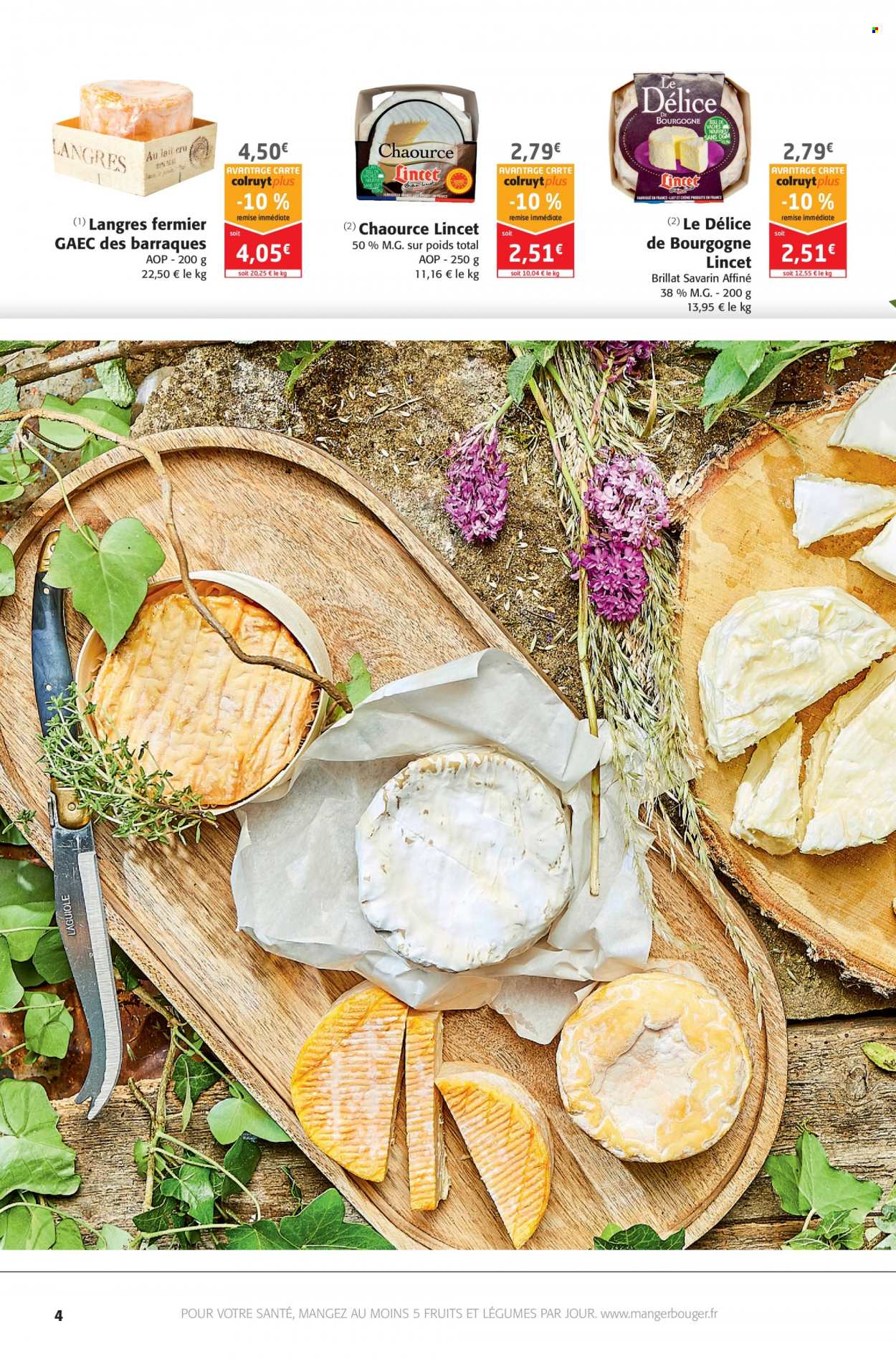 thumbnail - Catalogue Colruyt - 06/07/2022 - 17/07/2022 - Produits soldés - fromage, Chaource, Langres. Page 4.