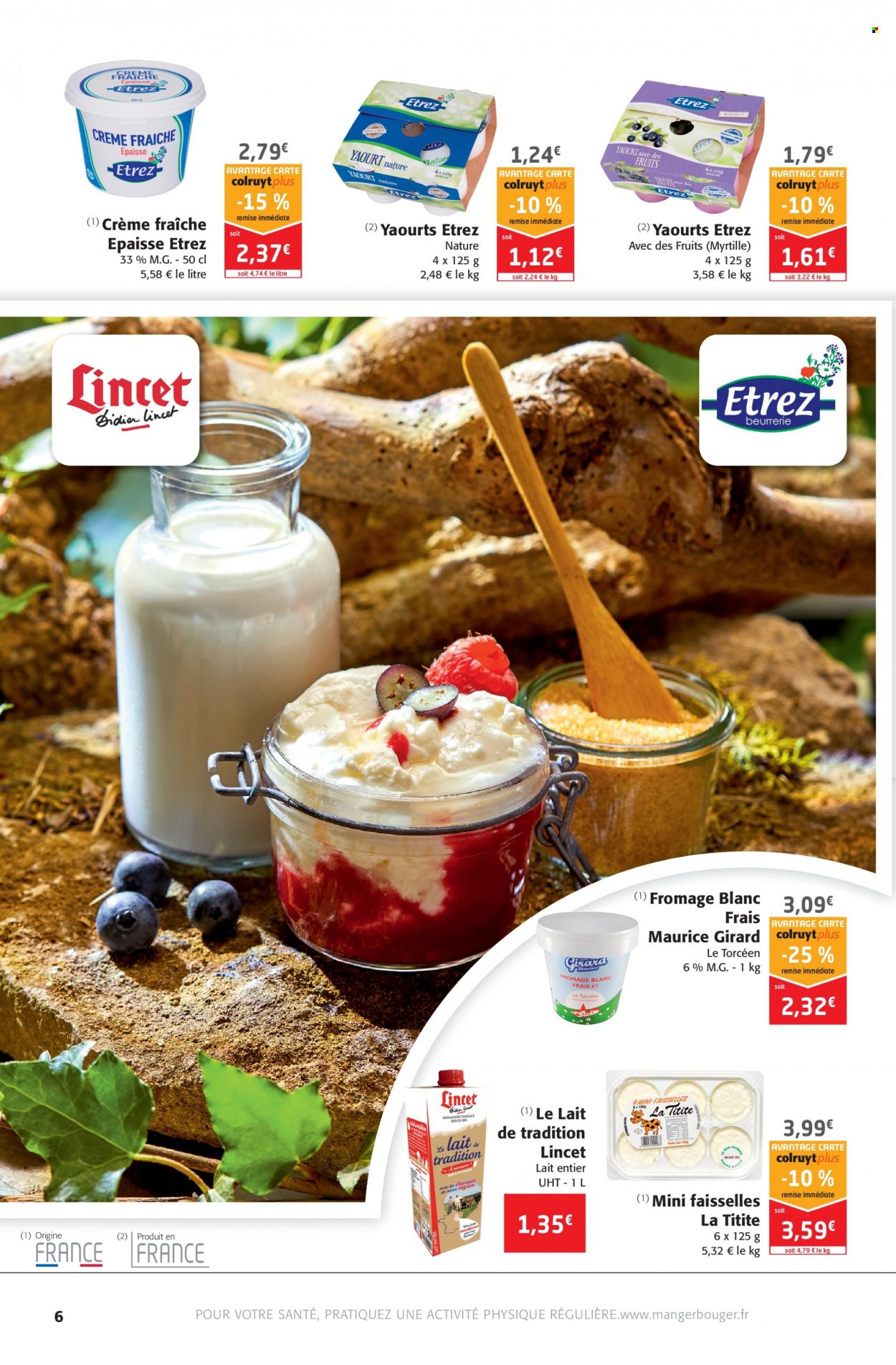 thumbnail - Catalogue Colruyt - 06/07/2022 - 17/07/2022 - Produits soldés - fromage, fromage blanc, yaourt, crème fraîche. Page 6.
