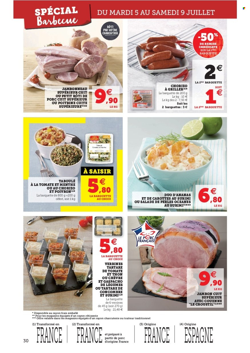 Catalogue SUPER U - 05/07/2022 - 16/07/2022. Page 30