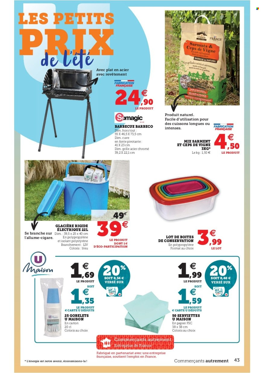 Catalogue SUPER U - 05/07/2022 - 16/07/2022. Page 43