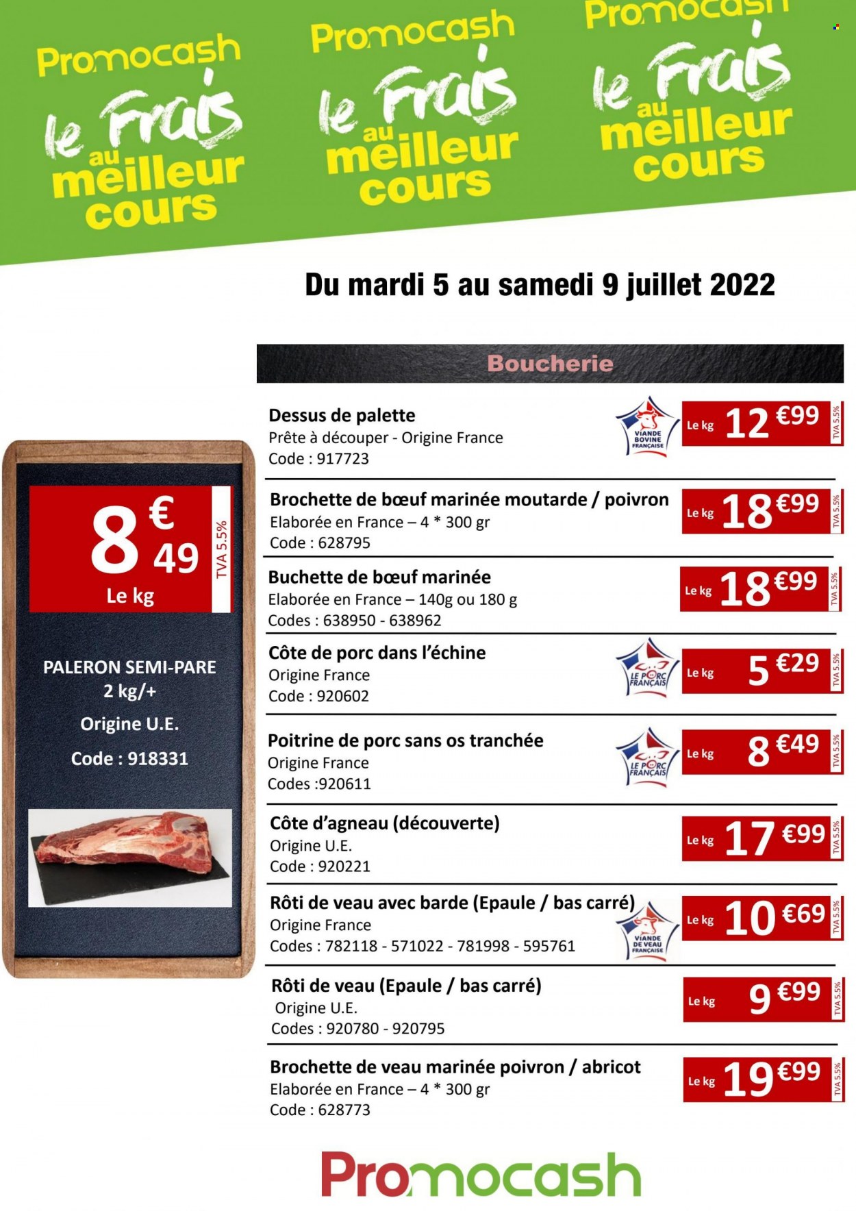 Catalogue Promocash - 06/07/2022 - 09/07/2022. Page 1