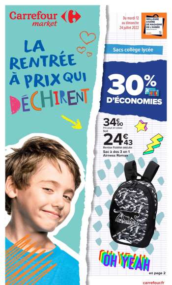 Catalogue Carrefour Market - 12/07/2022 - 24/07/2022.