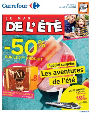 Catalogue Carrefour Hypermarchés - 12/07/2022 - 18/07/2022.
