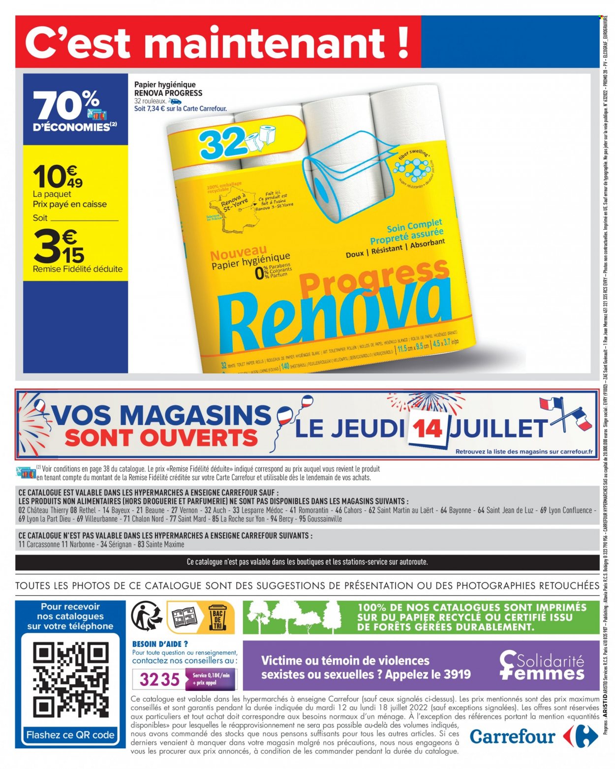 Catalogue Carrefour Hypermarchés - 12/07/2022 - 18/07/2022. Page 42