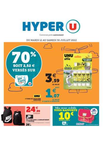 Catalogue HYPER U - 12/07/2022 - 30/07/2022.