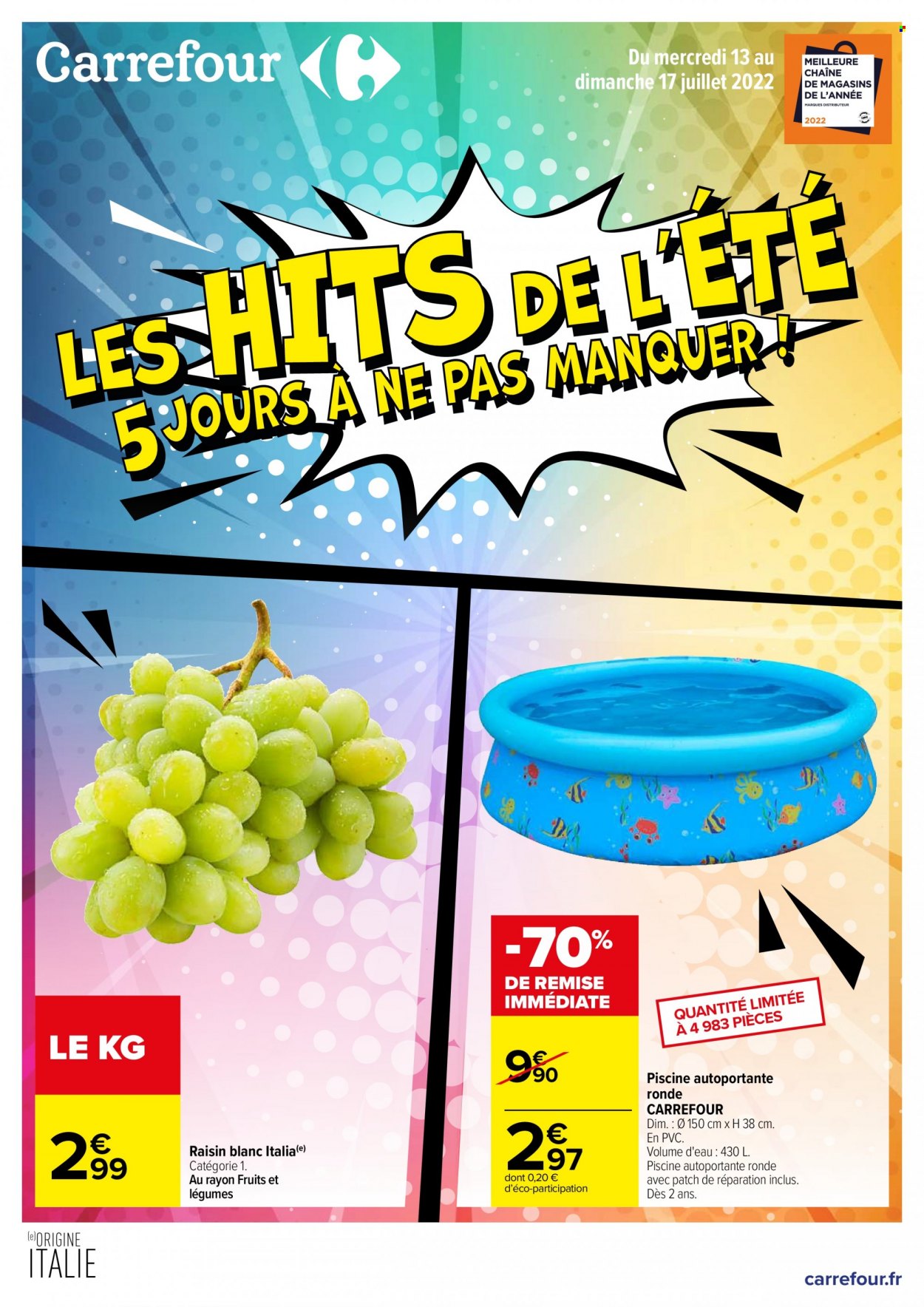 Catalogue Carrefour Hypermarchés - 13/07/2022 - 17/07/2022. Page 1