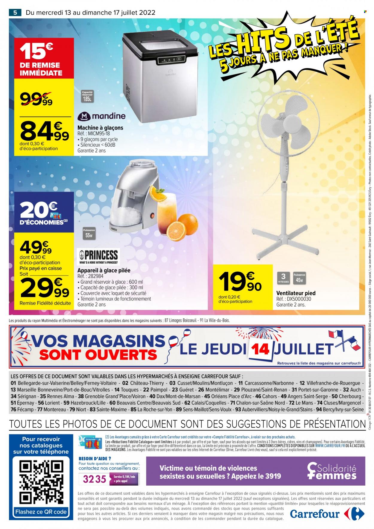 Catalogue Carrefour Hypermarchés - 13/07/2022 - 17/07/2022. Page 5