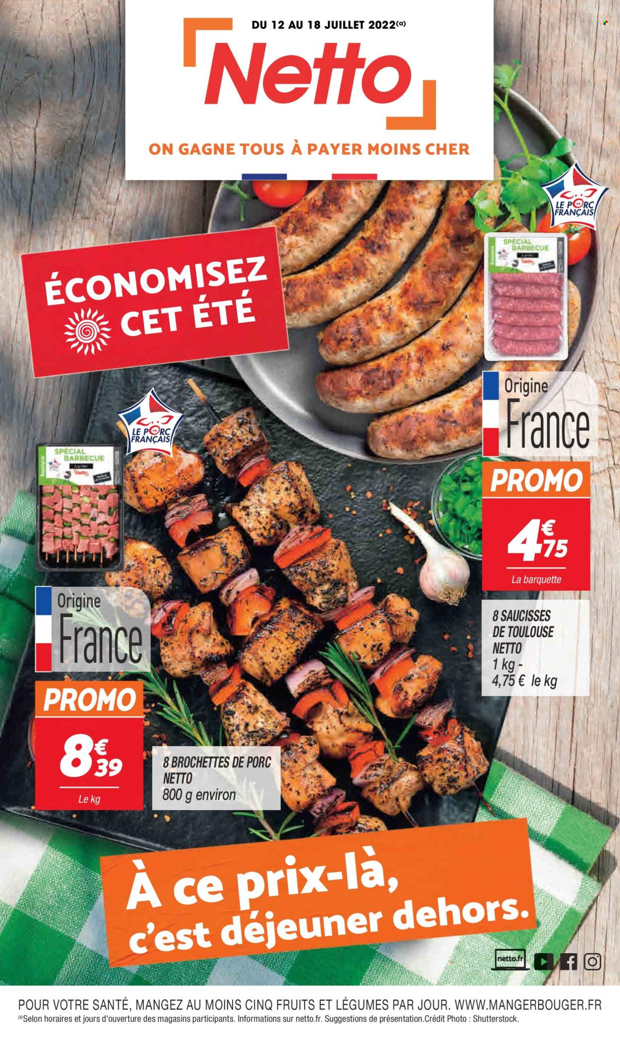 Catalogue Netto - 12/07/2022 - 18/07/2022. Page 1