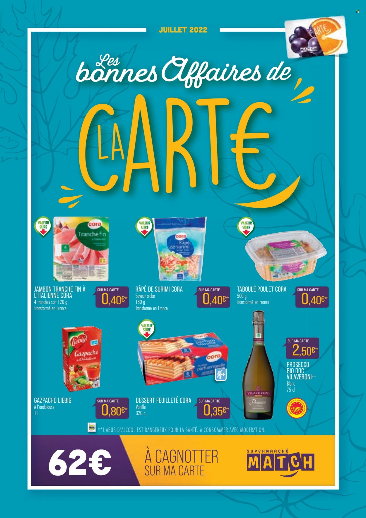Catalogue Supermarché Match - 01/07/2022 - 31/07/2022. Page 1