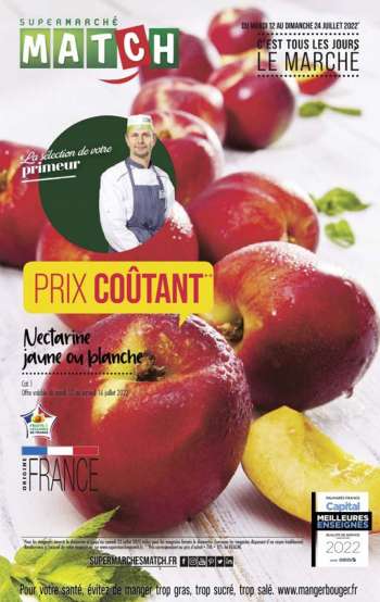 Catalogue Supermarché Match - 12/07/2022 - 24/07/2022.
