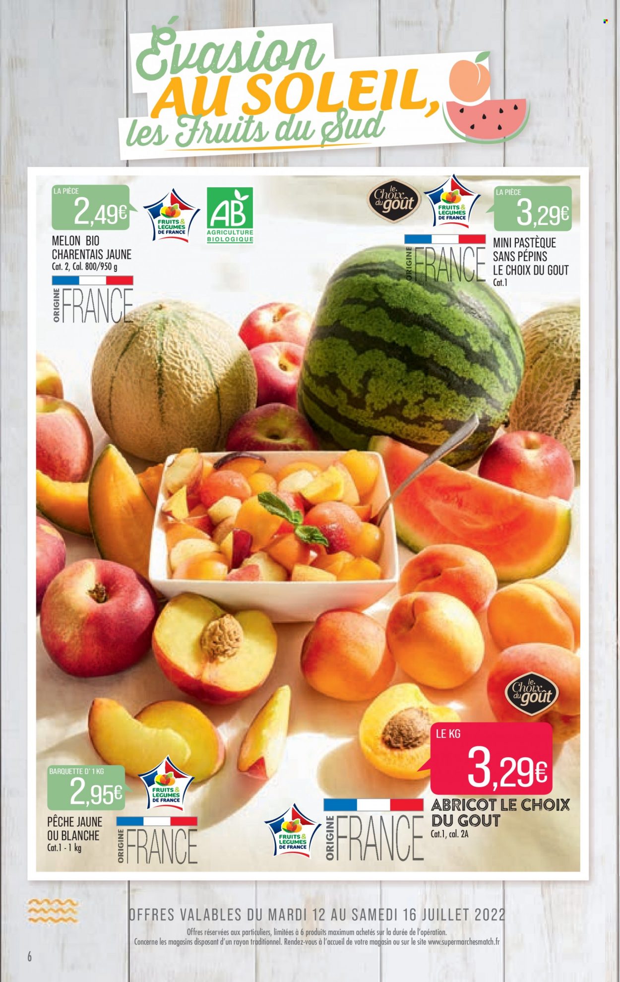 Catalogue Supermarché Match - 12/07/2022 - 24/07/2022. Page 6