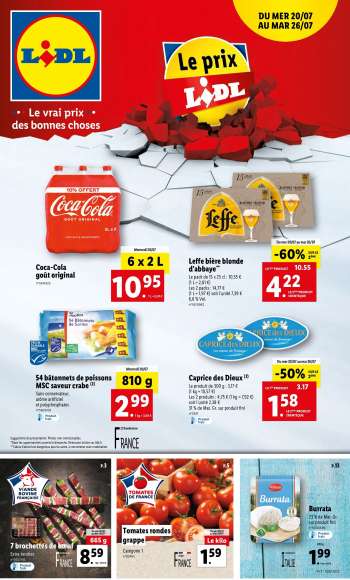 Catalogue Lidl - 20/07/2022 - 26/07/2022.