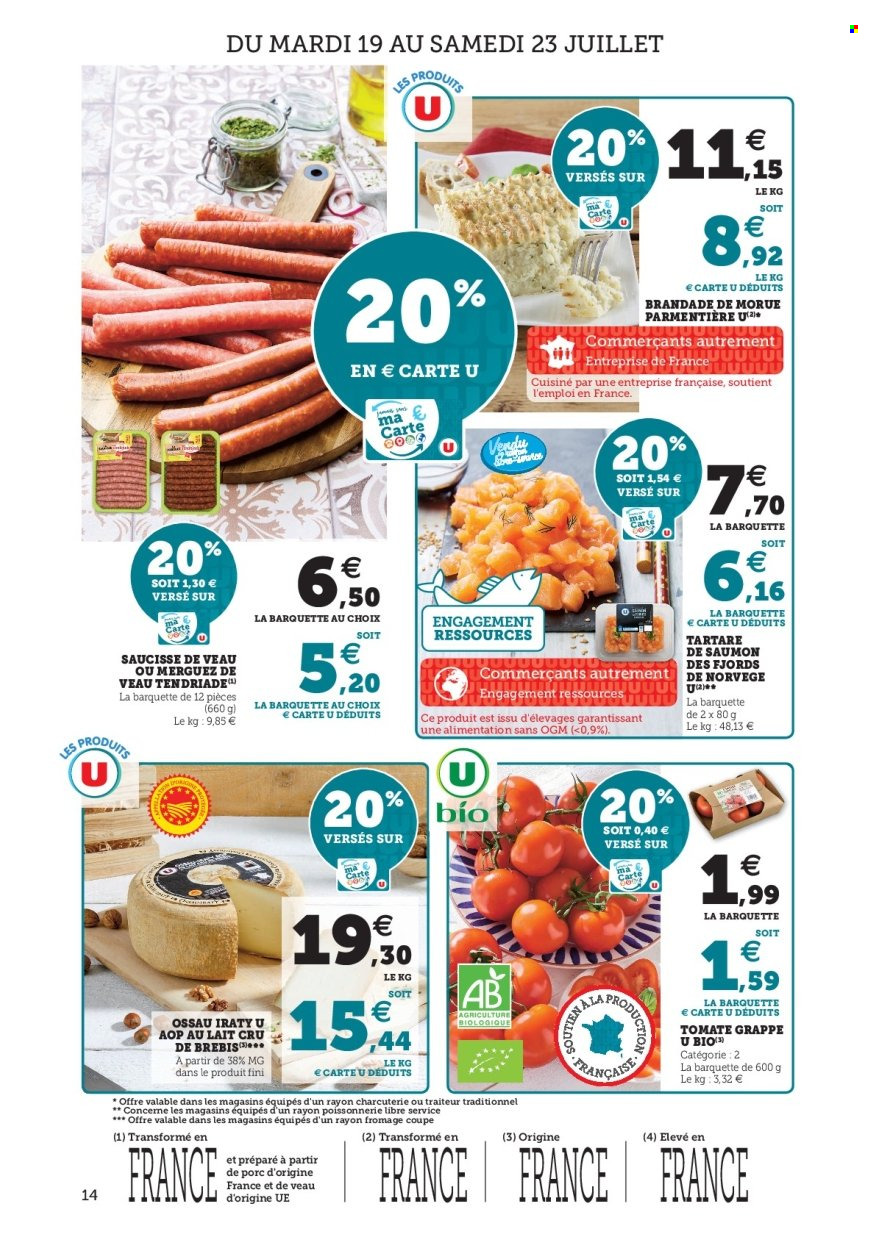 Catalogue SUPER U - 19/07/2022 - 30/07/2022. Page 14